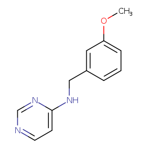 N-[(3-methoxyphenyl)methyl]pyrimidin-4-amine