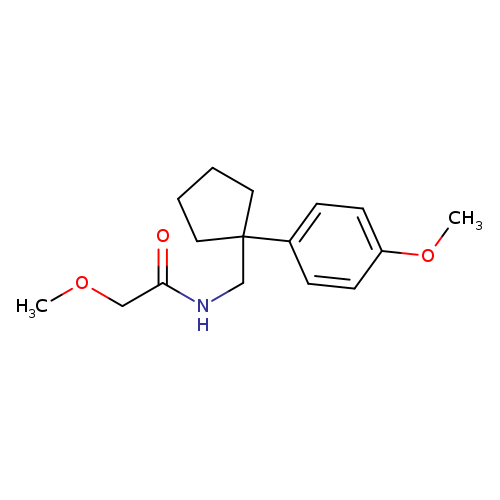 2-methoxy-N-{[1-(4-methoxyphenyl)cyclopentyl]methyl}acetamide