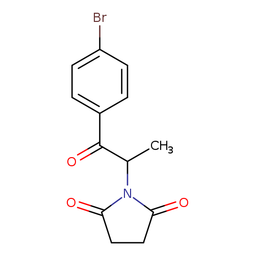 1-[1-(4-bromophenyl)-1-oxopropan-2-yl]pyrrolidine-2,5-dione