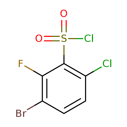 3-bromo-6-chloro-2-fluorobenzene-1-sulfonyl chloride