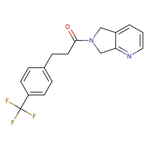 1-{5H,6H,7H-pyrrolo[3,4-b]pyridin-6-yl}-3-[4-(trifluoromethyl)phenyl]propan-1-one
