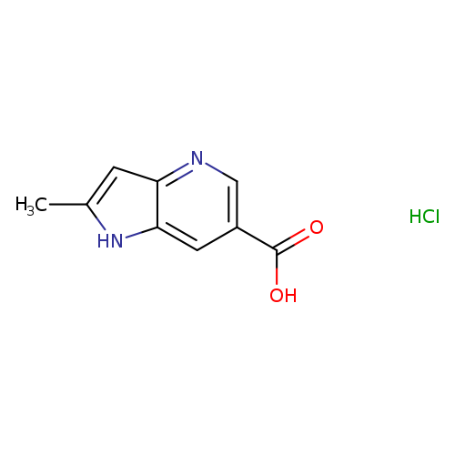 2-methyl-1H-pyrrolo[3,2-b]pyridine-6-carboxylic acid hydrochloride