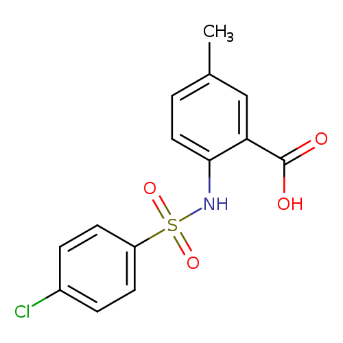 2-(4-chlorobenzenesulfonamido)-5-methylbenzoic acid