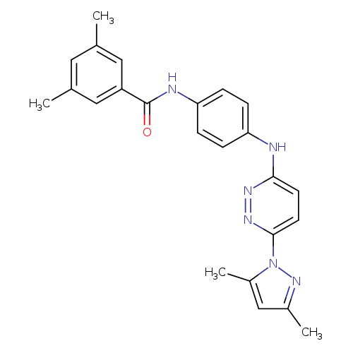N-(4-{[6-(3,5-dimethyl-1H-pyrazol-1-yl)pyridazin-3-yl]amino}phenyl)-3,5-dimethylbenzamide