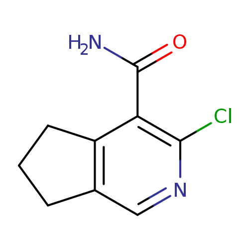 3-chloro-5H,6H,7H-cyclopenta[c]pyridine-4-carboxamide