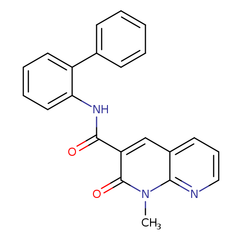 N-{[1,1'-biphenyl]-2-yl}-1-methyl-2-oxo-1,2-dihydro-1,8-naphthyridine-3-carboxamide