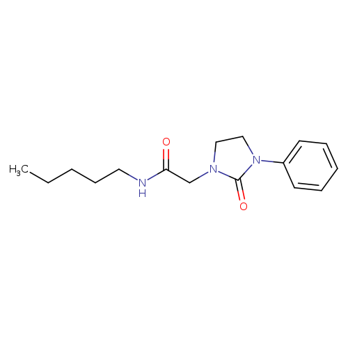 2-(2-oxo-3-phenylimidazolidin-1-yl)-N-pentylacetamide