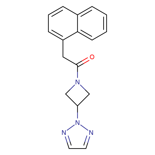 2-(naphthalen-1-yl)-1-[3-(2H-1,2,3-triazol-2-yl)azetidin-1-yl]ethan-1-one