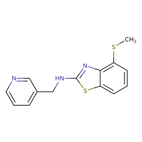 4-(Methylthio)-N-(pyridin-3-ylmethyl)benzo[d]thiazol-2-amine