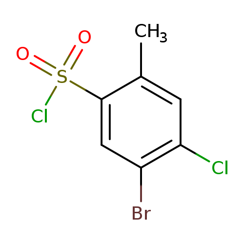 5-bromo-4-chloro-2-methylbenzene-1-sulfonyl chloride