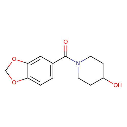 Benzo[1,3]dioxol-5-yl-(4-hydroxy-piperidin-1-yl)-Methanone