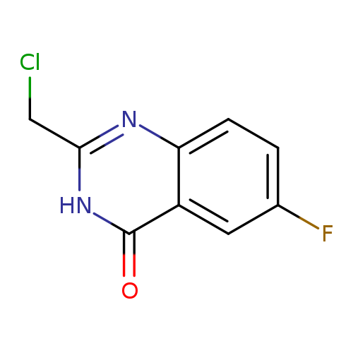 2-(chloromethyl)-6-fluoroquinazolin-4(3H)-one