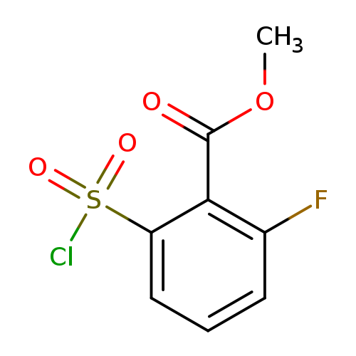 methyl 2-(chlorosulfonyl)-6-fluorobenzoate