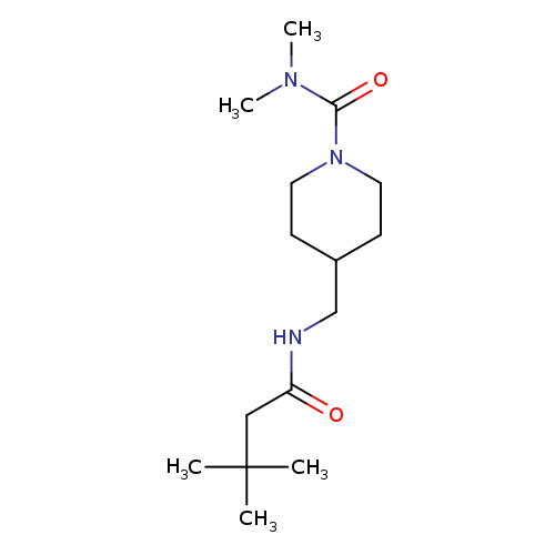 4-[(3,3-dimethylbutanamido)methyl]-N,N-dimethylpiperidine-1-carboxamide