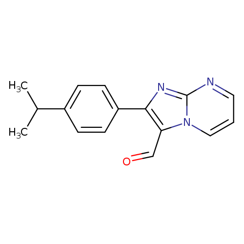 2-[4-(1-Methylethyl)phenyl]-imidazo[1,2-a]pyrimidine-3-carboxaldehyde