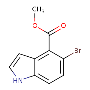 1H-Indole-4-carboxylic acid, 5-bromo-, methyl ester