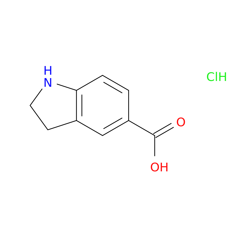 2,3-Dihydro-1H-indole-5-carboxylic acid hydrochloride