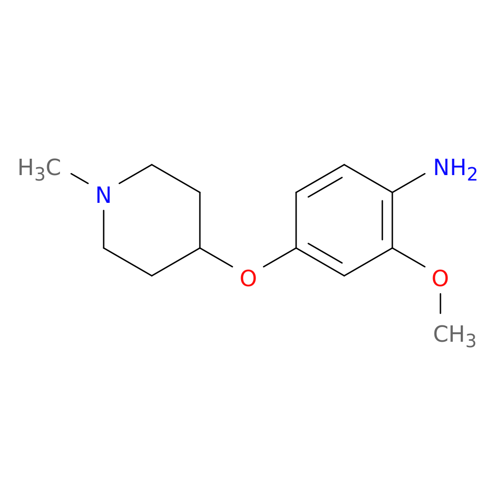 2-Methoxy-4-((1-Methylpiperidin-4-Yl)Oxy)Aniline