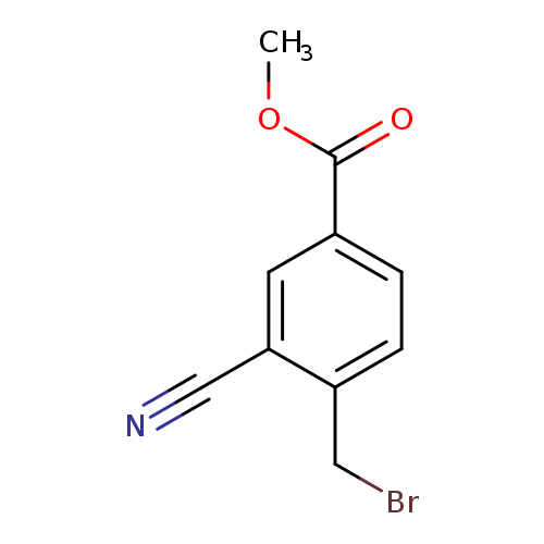 4-(Bromomethyl)-3-cyanoBenzoic  acid  methyl  ester