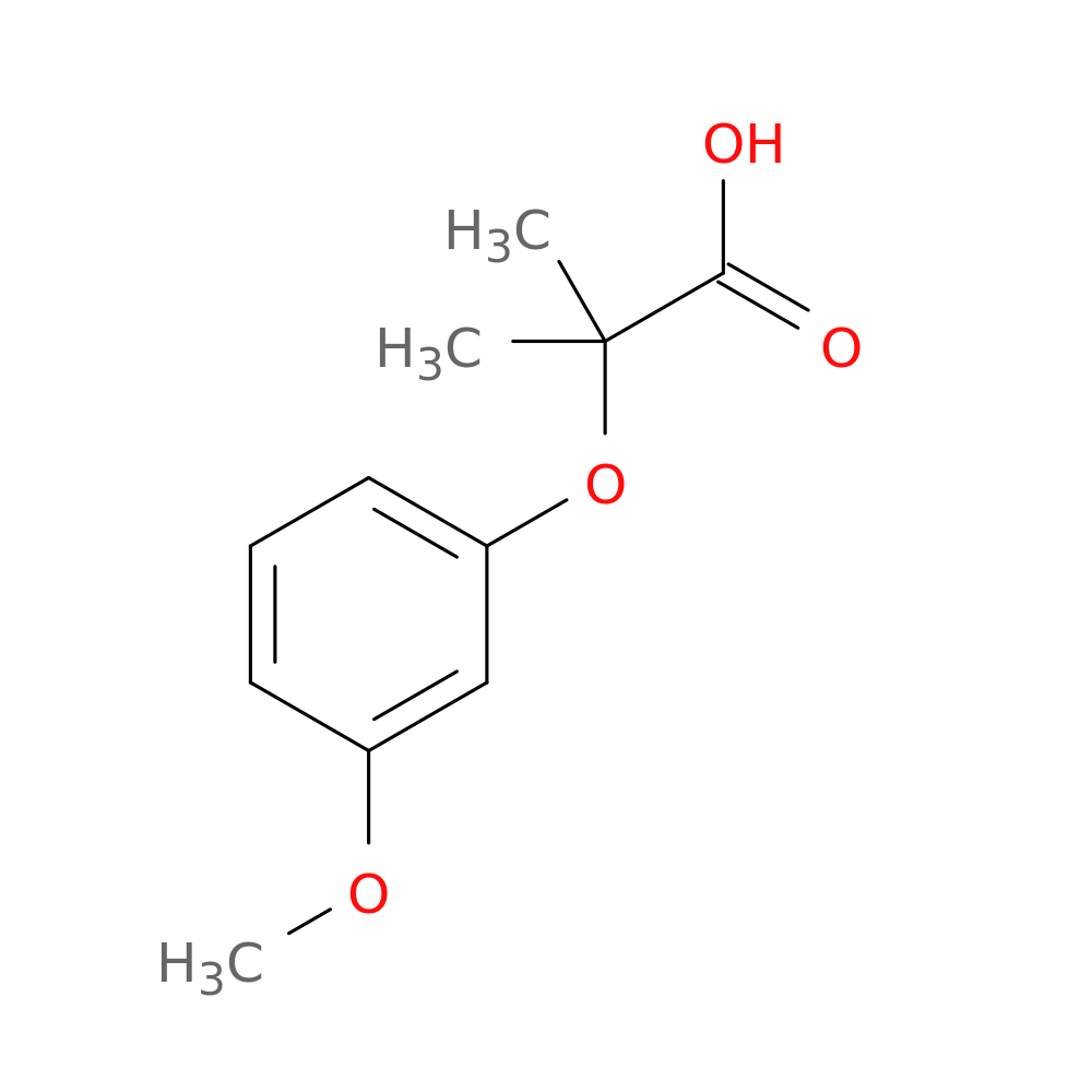 2-(3-Methoxyphenoxy)-2-methylpropanoic acid