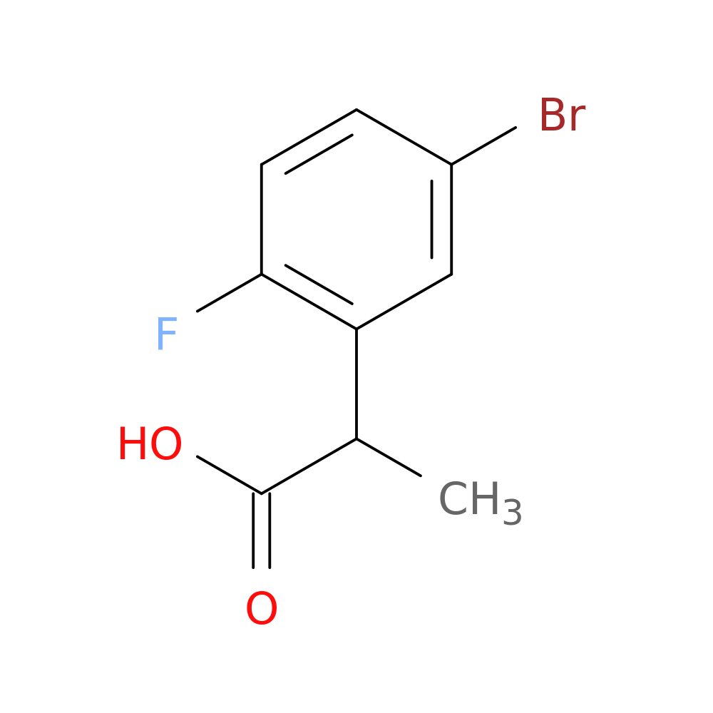 2-(5-bromo-2-fluorophenyl)propanoic acid