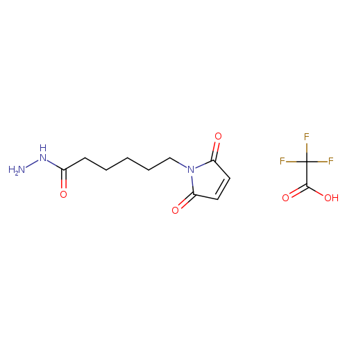 1H-Pyrrole-1-hexanoic acid, 2,5-dihydro-2,5-dioxo-, hydrazide, 2,2,2-trifluoroacetate (1:1)