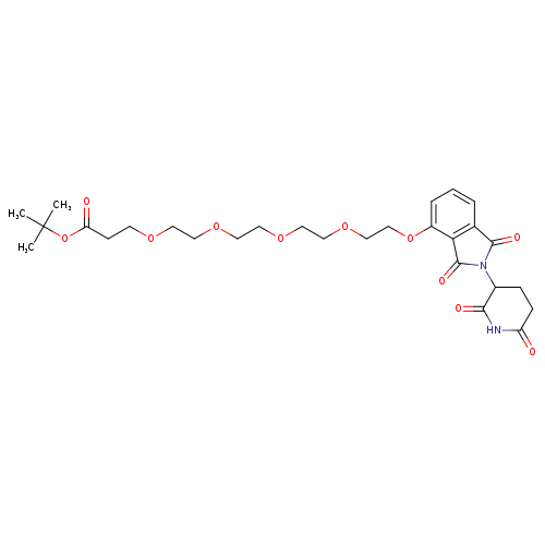 Thalidomide-O-PEG4-t-butyl ester