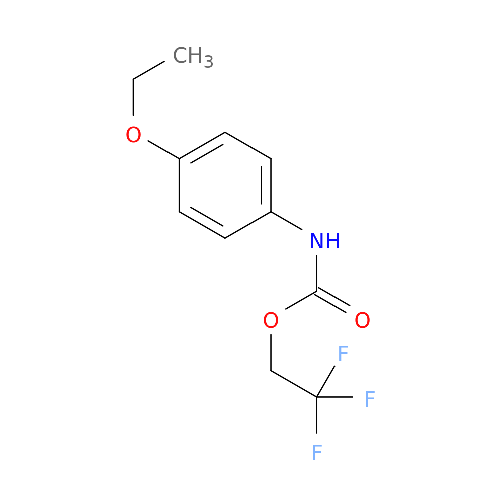 2,2,2-trifluoroethyl N-(4-ethoxyphenyl)carbamate