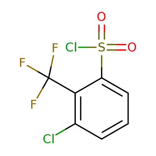 3-chloro-2-(trifluoromethyl)benzene-1-sulfonyl chloride