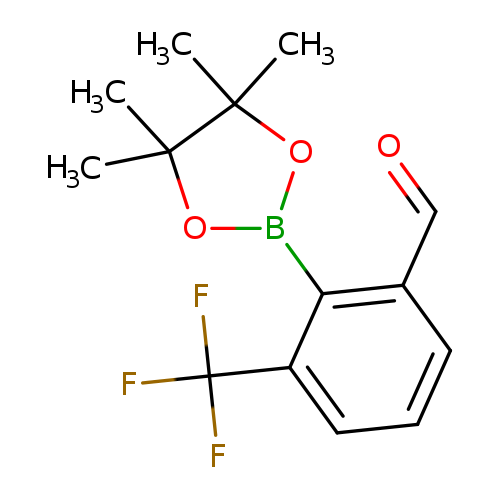 2-(4,4,5,5-tetramethyl-1,3,2-dioxaborolan-2-yl)-3-(trifluoromethyl)benzaldehyde
