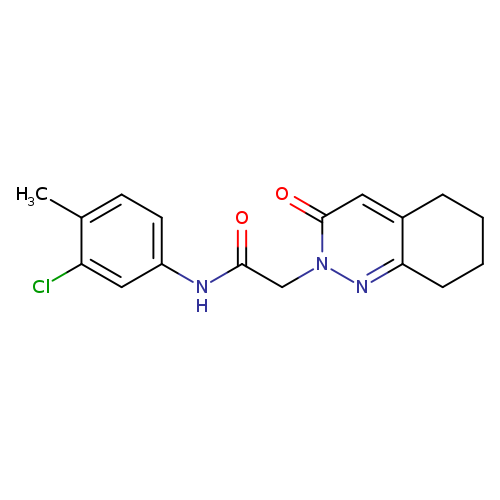 N-(3-chloro-4-methylphenyl)-2-(3-oxo-2,3,5,6,7,8-hexahydrocinnolin-2-yl)acetamide