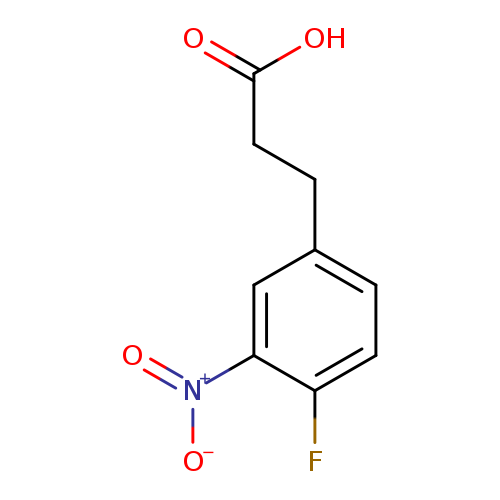 Benzenepropanoic acid, 4-fluoro-3-nitro-