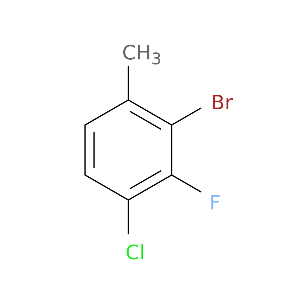 2-Bromo-4-chloro-3-fluoro-1-methylbenzene