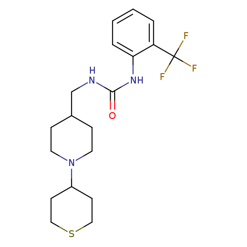 1-{[1-(thian-4-yl)piperidin-4-yl]methyl}-3-[2-(trifluoromethyl)phenyl]urea