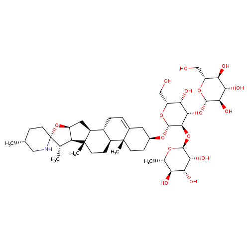 β-D-Galactopyranoside, (3β,22α,25R)-spirosol-5-en-3-yl O-6-deoxy-α-L-mannopyranosyl-(1→2)-O-[β-D-glucopyranosyl-(1→3)]-