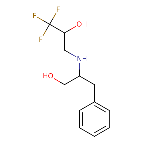 1,1,1-trifluoro-3-[(1-hydroxy-3-phenylpropan-2-yl)amino]propan-2-ol