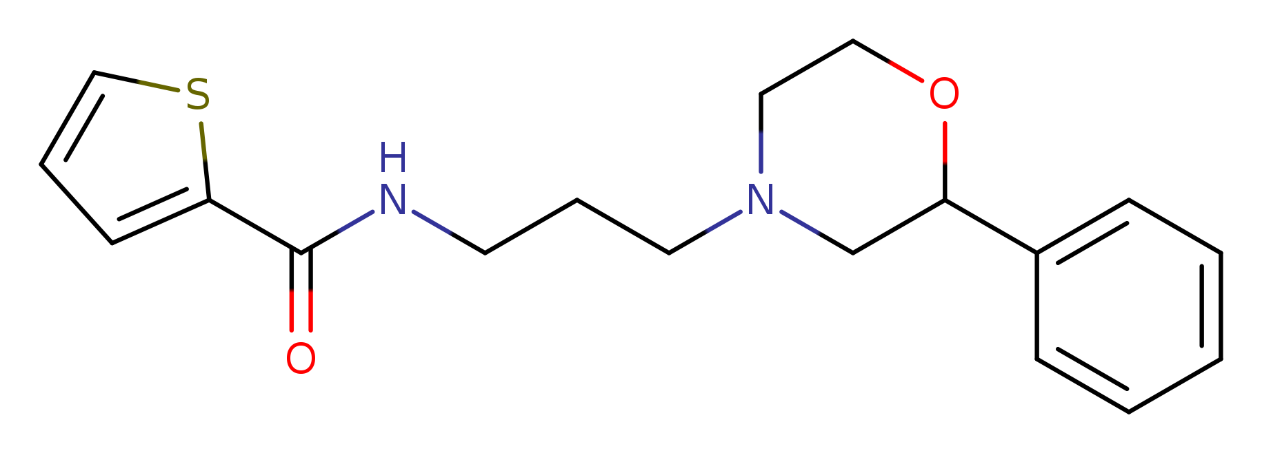 N-[3-(2-phenylmorpholin-4-yl)propyl]thiophene-2-carboxamide