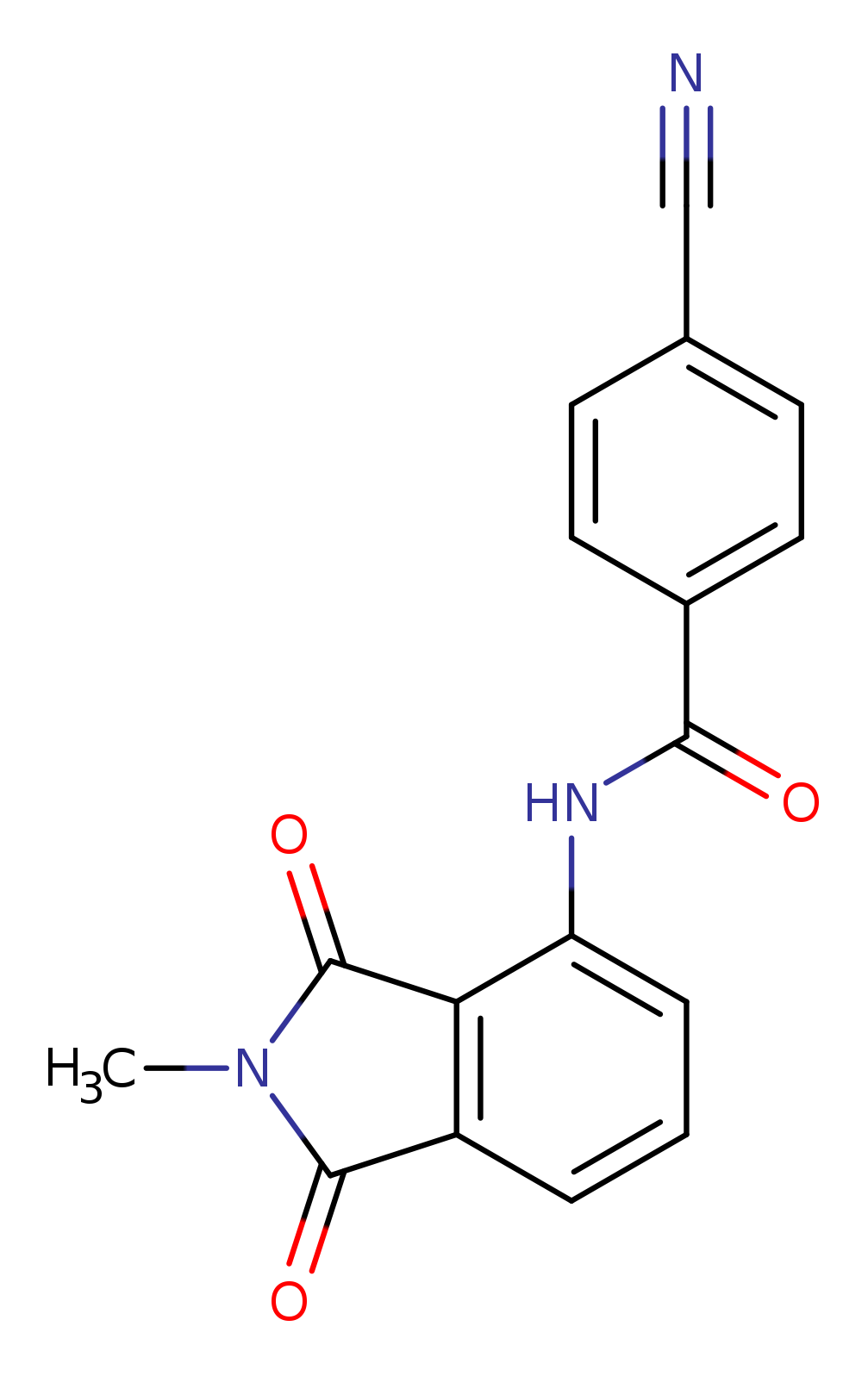 4-cyano-N-(2-methyl-1,3-dioxo-2,3-dihydro-1H-isoindol-4-yl)benzamide