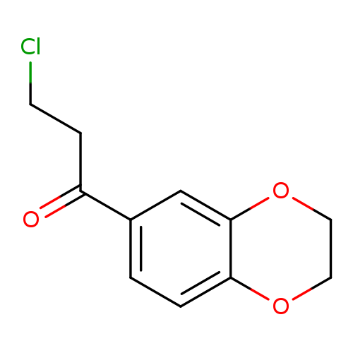 3-chloro-1-(2,3-dihydro-1,4-benzodioxin-6-yl)propan-1-one