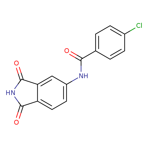 4-chloro-N-(1,3-dioxo-2,3-dihydro-1H-isoindol-5-yl)benzamide