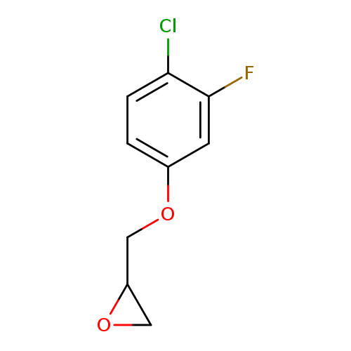 2-[(4-chloro-3-fluorophenoxy)methyl]oxirane