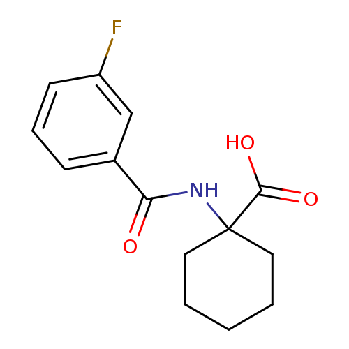 1-(3-FLUORO-BENZOYLAMINO)-CYCLOHEXANECARBOXYLIC ACID