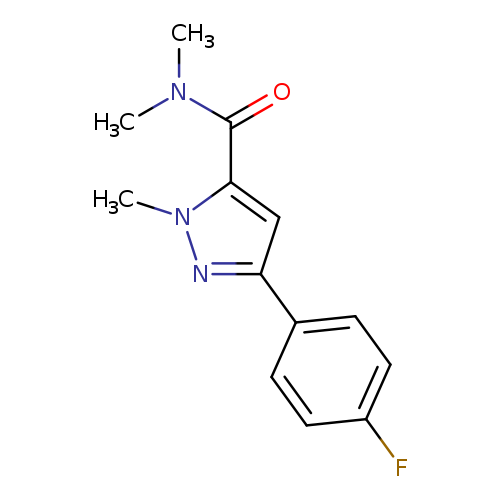 3-(4-fluorophenyl)-N,N,1-trimethyl-1H-pyrazole-5-carboxamide