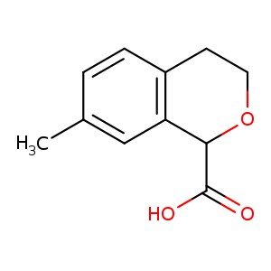 7-methyl-3,4-dihydro-1H-2-benzopyran-1-carboxylic acid