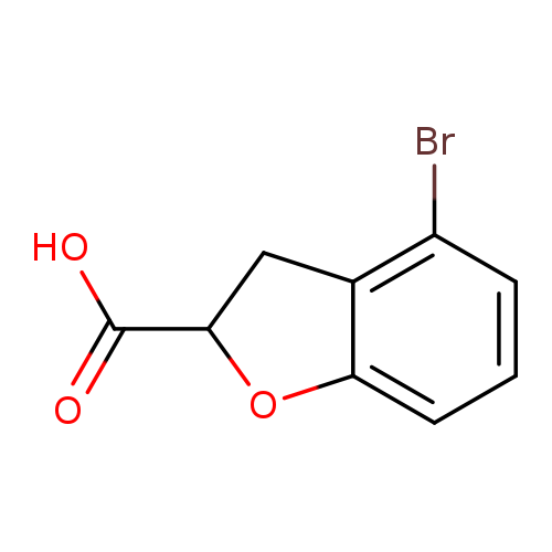 4-bromo-2,3-dihydro-1-benzofuran-2-carboxylic acid