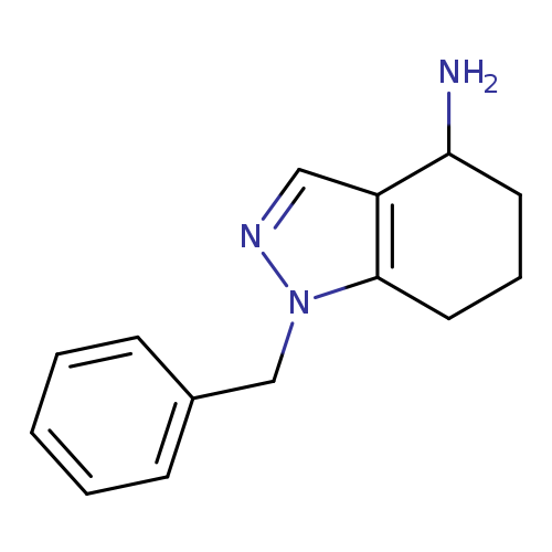 1-benzyl-4,5,6,7-tetrahydro-1H-indazol-4-amine