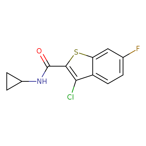 3-chloro-N-cyclopropyl-6-fluoro-1-benzothiophene-2-carboxamide