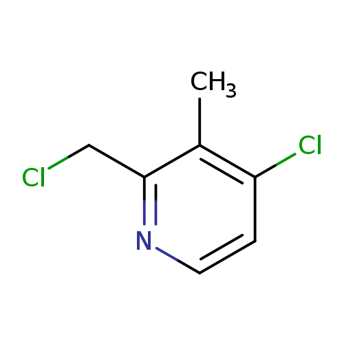 Pyridine, 4-chloro-2-(chloromethyl)-3-methyl-