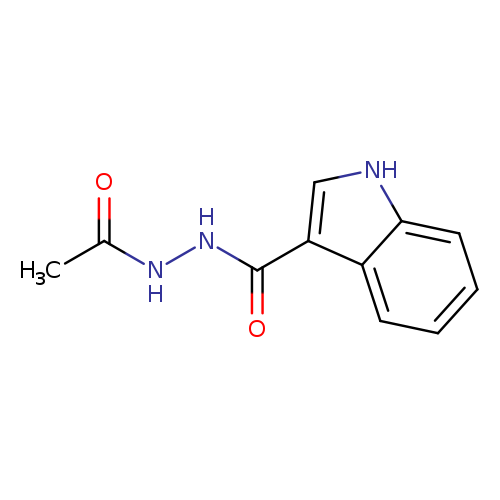 N'-acetyl-1H-indole-3-carbohydrazide