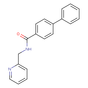 4-phenyl-N-(pyridin-2-ylmethyl)benzamide